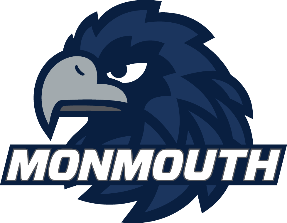 Monmouth Hawks 2014-Pres Primary Logo iron on paper